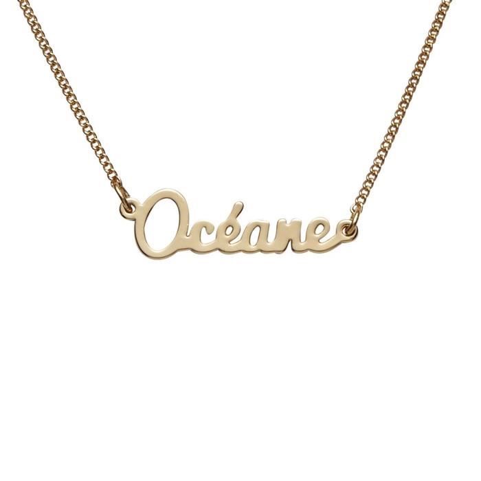 Bracelet dore prenom Oceane