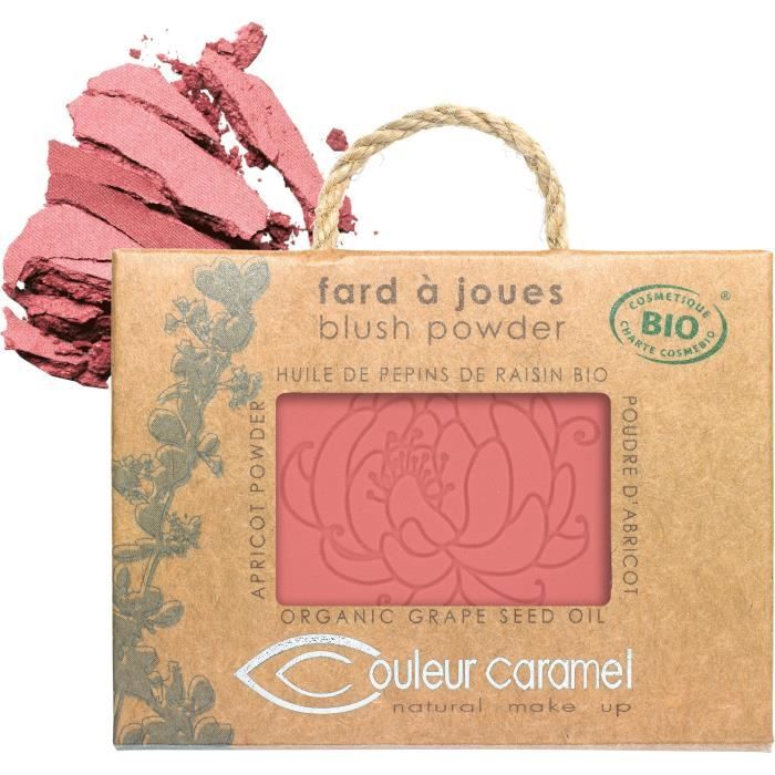 COULEUR CARAMEL Recharge fard à joues Vieux rose BIO