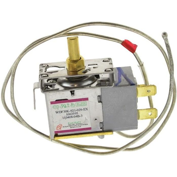 Thermostat wdf30k-921-029-ex pour Refrigerateur Rosieres, Refrigerateur Candy, Refrigerateur Thomson, Refrigerateur Brandt,
