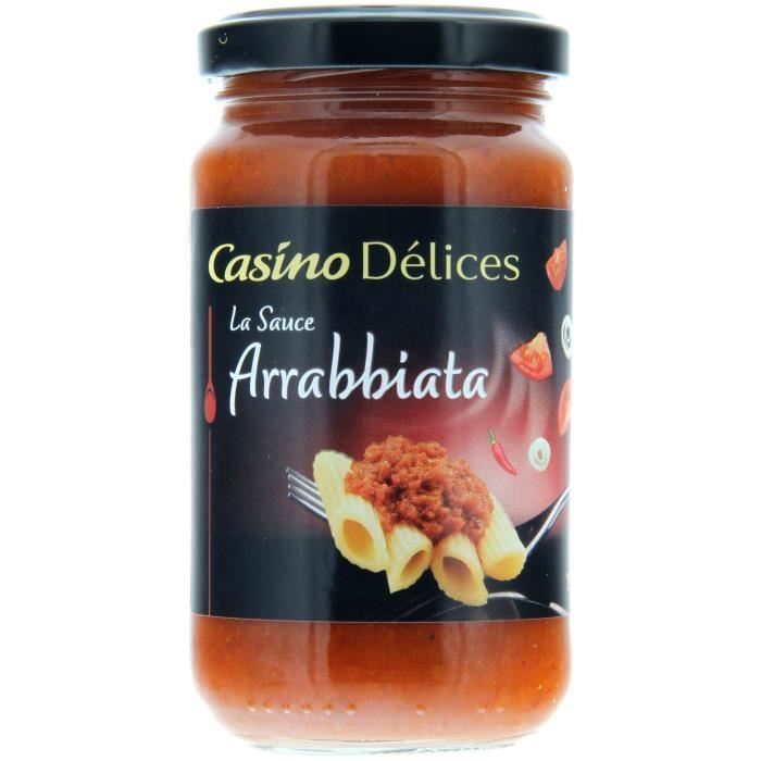 CASINO DELICES Sauce Arrabiatta - Pimentée - 190g