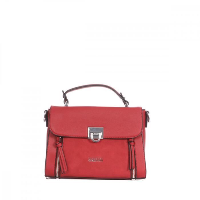 Sac À Main Rouge Femme Georges Rech Isdora