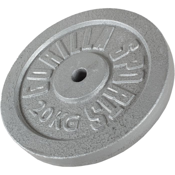 1 x Poids disque en fonte de 20 KG, Ø 31mm d'alésage