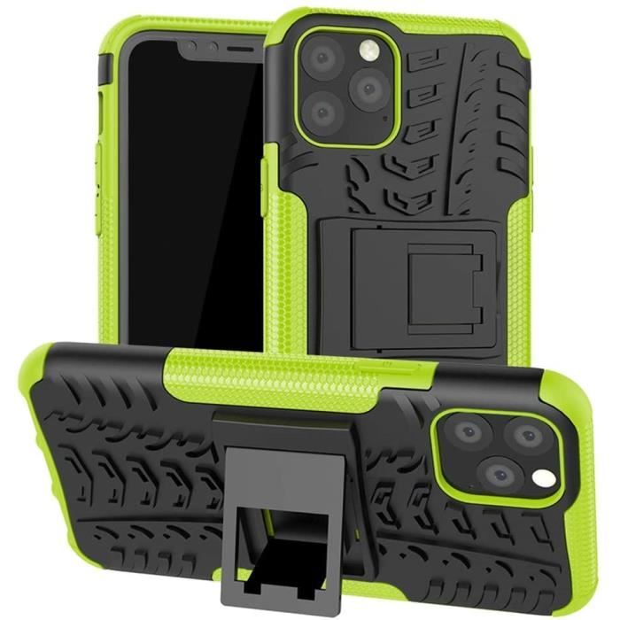 Coque pour iPhone 11 Pro avec béquille pour iPhone 11 Pro 5,8-, PC, Vert, 5.8-