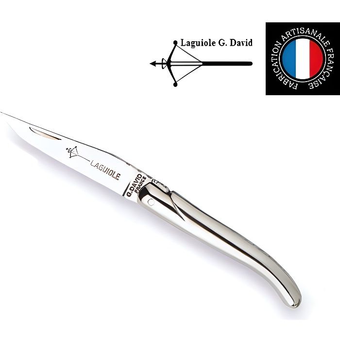 Couteau pliant Laguiole G David Plein Manche 8cm