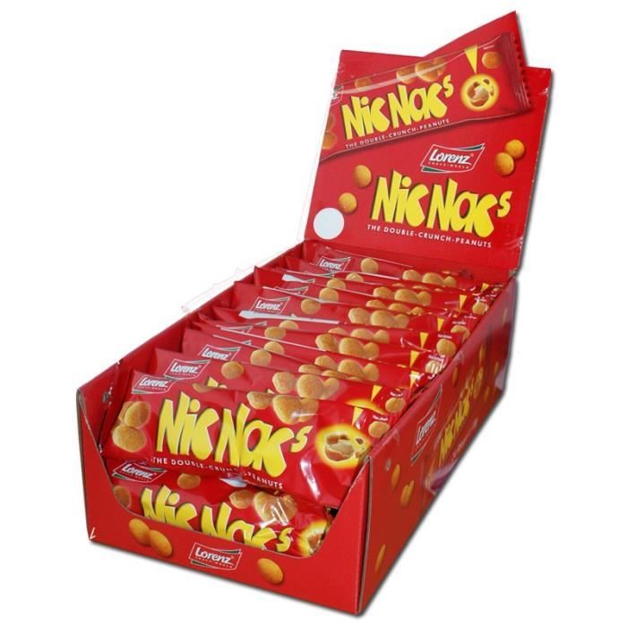 Lorenz Nic NACS, arachides, 24 sachets 40 gr