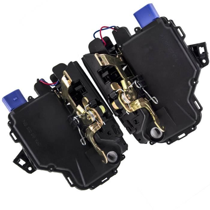Loquet de portiere pour VW Polo 9n Fermeture Centralisée 3b1837016bc 2pcs Avant Serrure De Porte