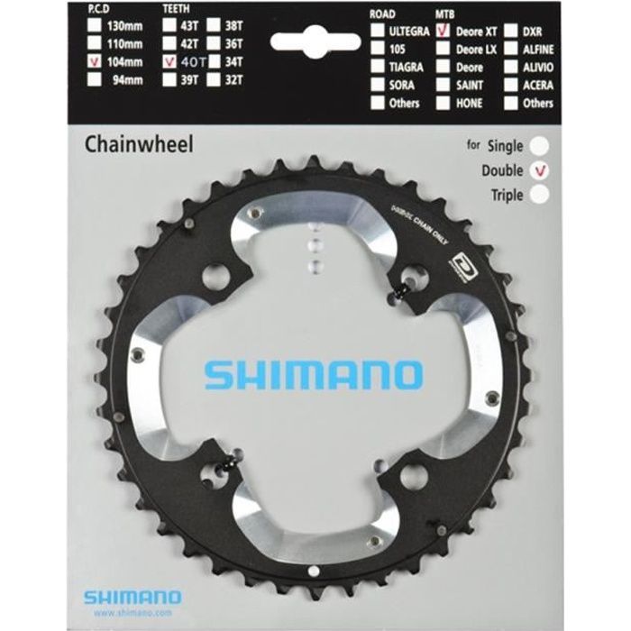 Shimano Deore XT FC-M785 - Plateau -