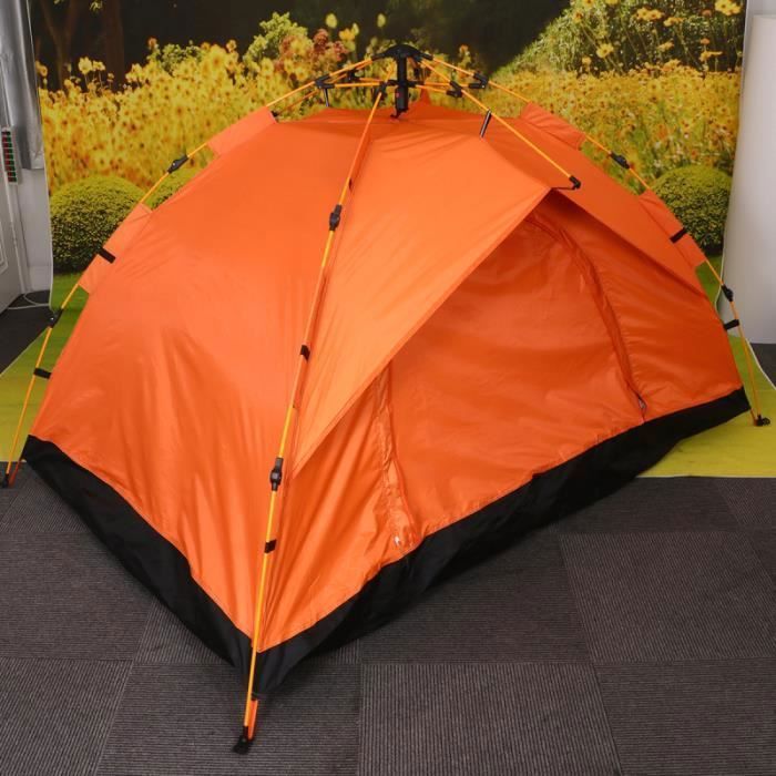 1 pc pliable Oxford toile tente entièrement automatique extérieure fournitures pour Voyage Camping (vert armée) TENTE DE CAMPING