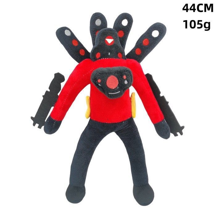 Peluche Skibidi Toilet 31cm - Speakerman, Cameraman Ou Titan TV Man - Jouet Doux Pour Enfants Et Adultes