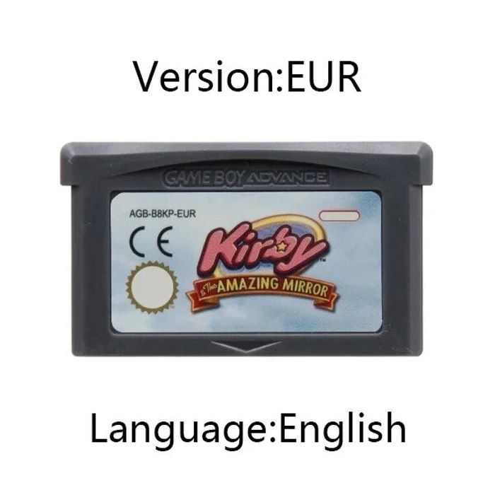 Boîte manuelle Kirby and The Amazing Mirror Gameboy Advance et plateau - JEU NON inclus - France