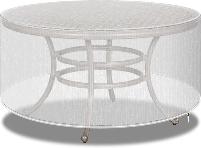 Housse De Table Ronde étanche - Protection En Tissu Oxford Pour Meubles D'extérieur, Plusieurs Tailles Disponibles