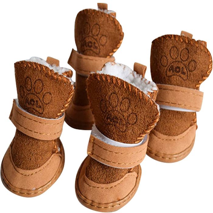 Meilleurs prix pour Chaussures pour chiens protection des pattes chaussures dhiver antidérapantes pour petits chiens