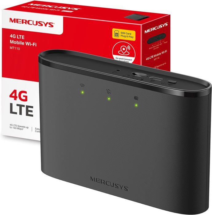 Tp-Link Mt110 Routeur 4G Sim Wifi N300Mbps Pocket Wifi Portable Modem 4G Box 4G Modem 4G Hotspot 4G Batterie 2200 Mah P