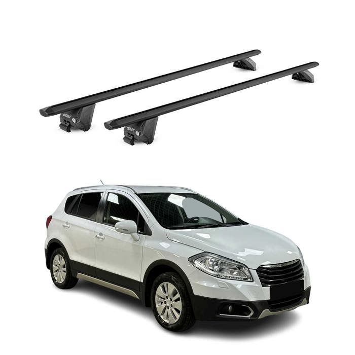 OMAC - Barres De Toit Aluminium Pour Suzuki Ignis MF 2016-2025 - Gris, 2 Barres Transversales, Design Aérodynamique - 12