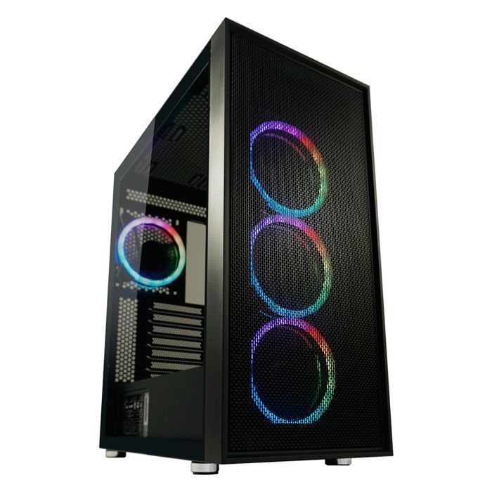Boîtier PC LC Power Gaming ATX Ventilateurs ARGB 120 mm