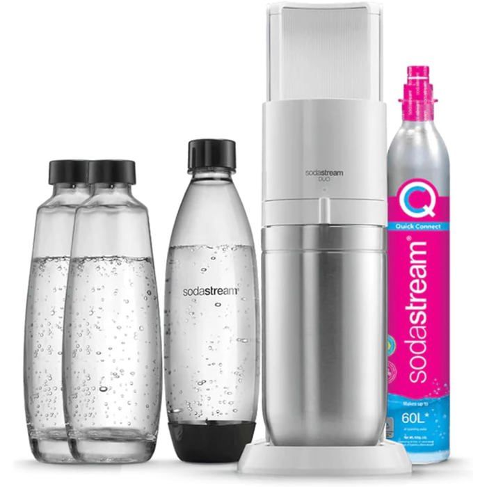 Bouteille Soda Stream Carafe En Verre Pour SodaStream Crystal 2.0 - Volume 10% - Design Élégant Et Stable Carafe Design