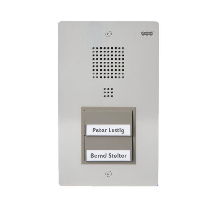 Interphone de porte - Auerswald - TFS-Dialog 312 - 4 sonnettes - Boutons lumineux