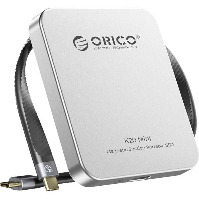 Boîtier SSD .2 ORICO K20 Ultra fin USB C 20 GBit/