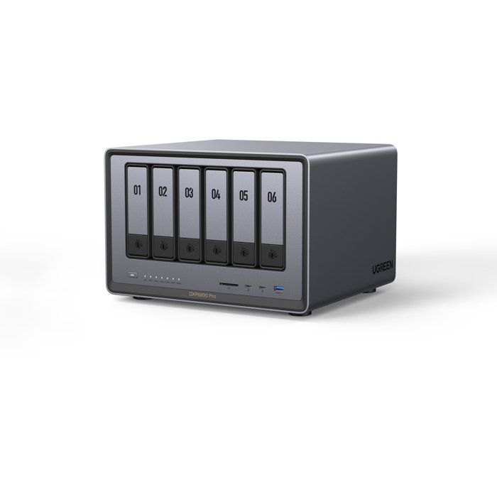 6 baies DXP6800 Pro anodisé - vue 4