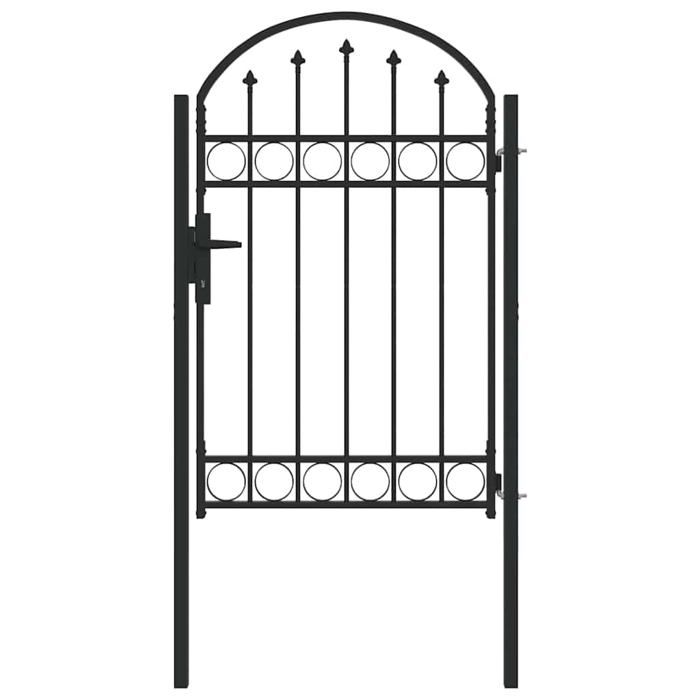 vidaXL Porte de Clôture 100 x 150 cm Acier peint par - vue 2
