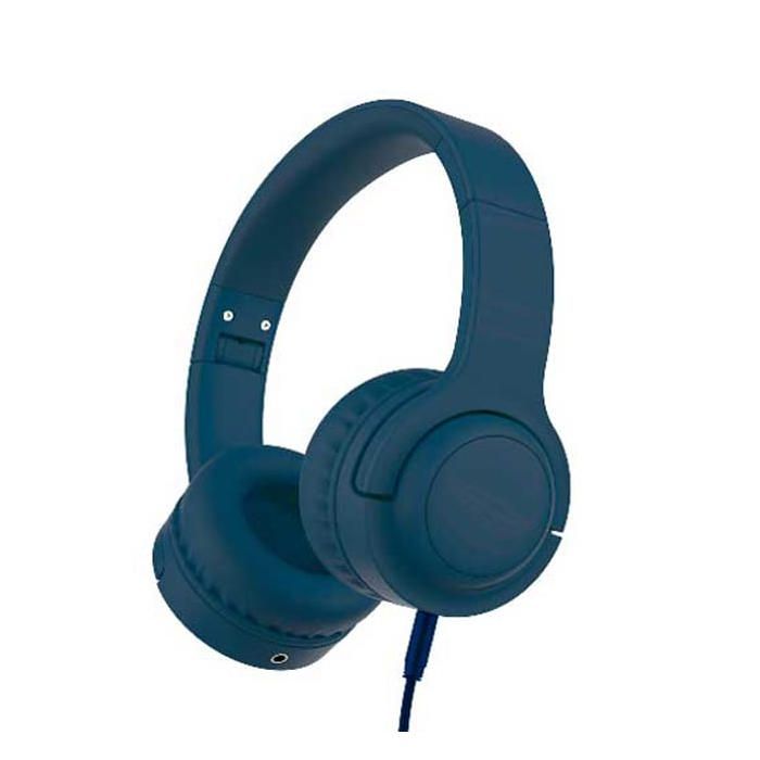Boîtes à histoires - Merlin : Casque audio pour enfant compatible enceinte Merlin - Bleu