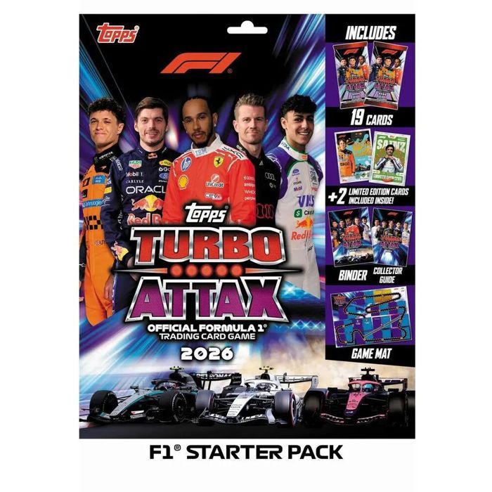 Starter Pack Topps Formula 1 Turbo Attax 26/27-Booster boxes
