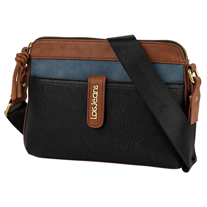 Sac Bandoulière Femme Élégant Multipoches Léger Tendance 329879 Noir Sac Bandoulière Femme Élégant Multipoches Léger Tendance 329879 Noir
