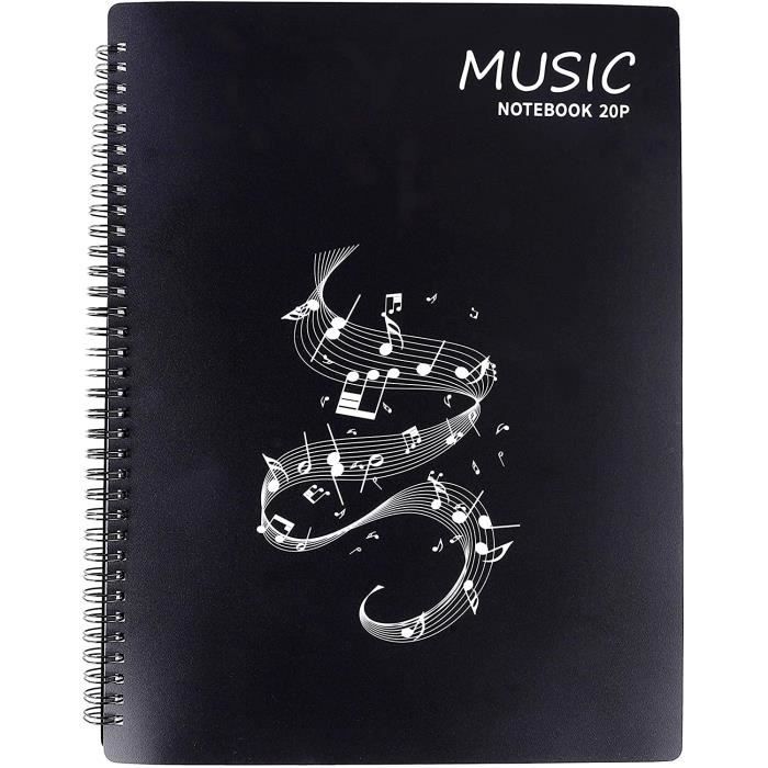 Dossier De Partitions A4 - 20 Pochettes (40 Pages) - Pour Musiciens, Chorales, Orchestres