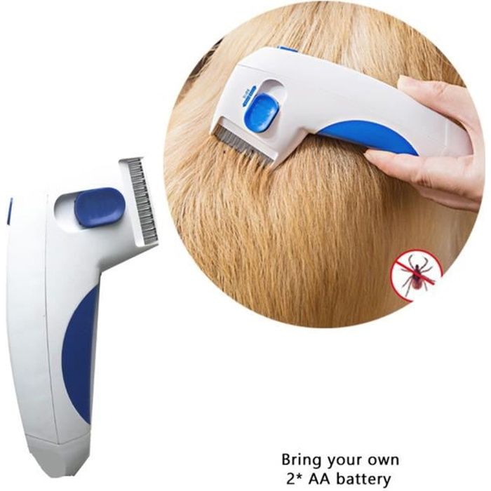 Comparer les prix de Peigne nettoyeur de puces pour animaux de compagnie Nettoyage Électrique domestique nécessité quotidienne