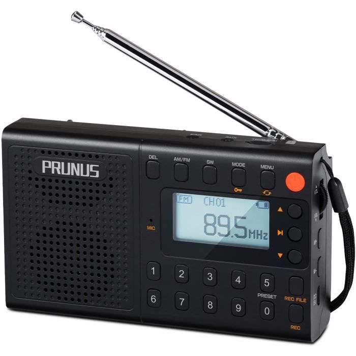 Greadio Radio portable à ondes courtes avec meilleure réception