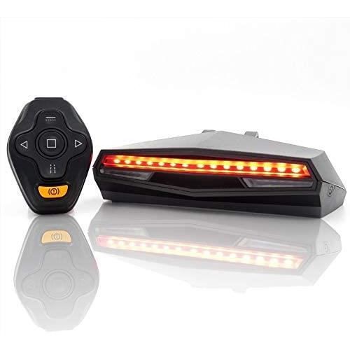 Lumière de vélo sans Fil Vélo Feu arrière Smart USB Rechargeable vélo lumière Vélo Accessoires À Distance Tourner LED Vélo Arri A447