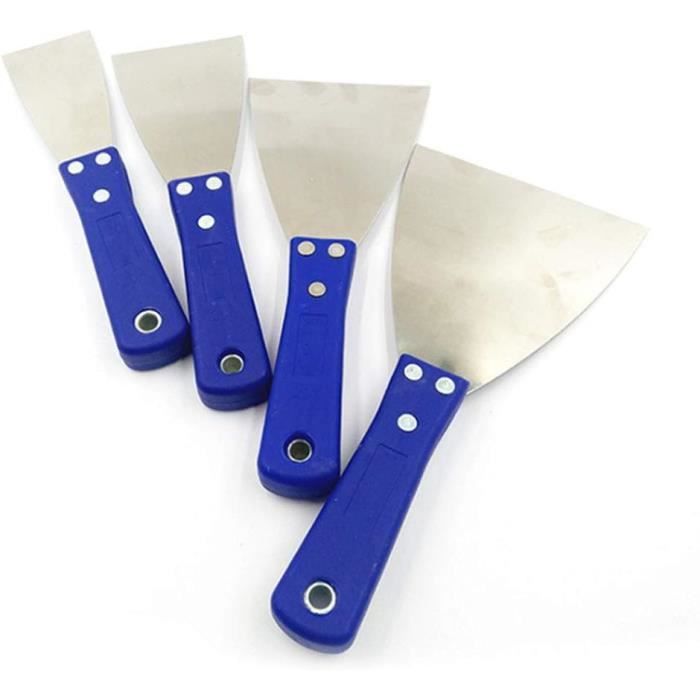 Fond D'Écran Grattoir Set Pack 4 Grattoirs Avec Poignée En Plastique Bleu -  Décoration Bricolage Parfait Peinture Enlèvement [u6598] - Cdiscount  Bricolage