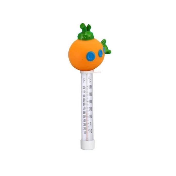 Thermomètre Flottant Pour Piscine - Forme Flamant Rose Ou Tortue, écran Large, Ficelle Incluse - Pour Spa, Bassin, Aquariums