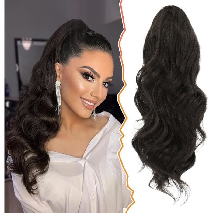 Extension De Queue De Cheval Cordon, Longue Bouclée Ondulée Drawstring ...