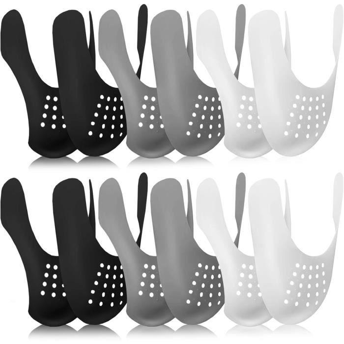 Newaner Lot De 3 Protège-Pli Chaussures - Boîte à Orteils Anti-Froissement Pour Baskets Homme & Femme - Taille L 40-46