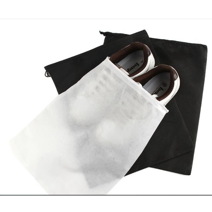 10 pcs housse de chaussures pour voyage Housse de rangement Organisseur Sac a chaussures a plage Sacs de Voyage Respirant