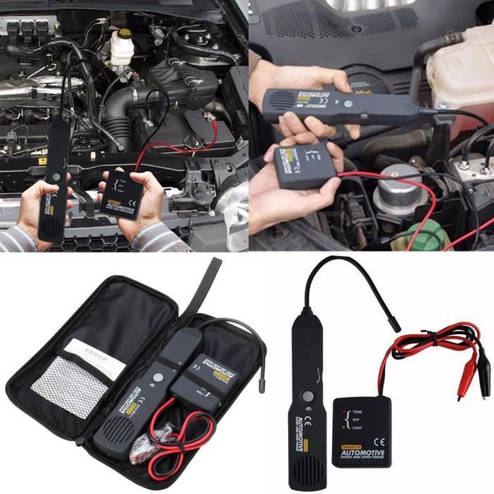 Automotive court et Circuit Ouvert Finder Testeur fil Identificateur flexibe sonde