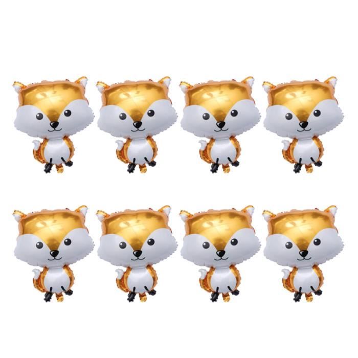 8pcs Ballon Foret Renard Dessin Anime Animaux Ballons Decoration Pour Bebe Douche Decorative Balloon Balloon Pump Achat Vente Ballon Decoratif Soldes Sur Cdiscount Des Le 20 Janvier Cdiscount