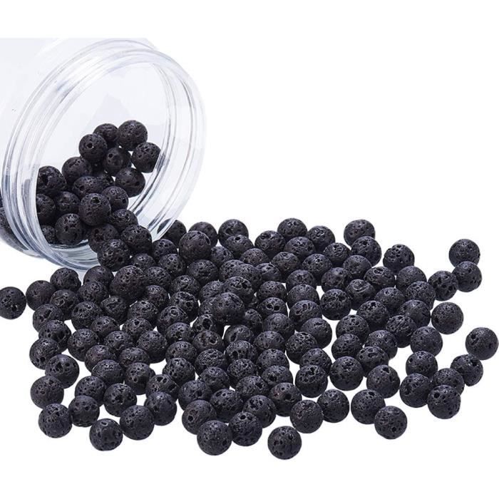 QUARKZMAN 93 Pcs 4mm Pierre Naturelle Perles Rondes En Pierre Précieuse De Quartz Pour La Fabrication De Bijoux, Bracelets, Colliers Vert Profond