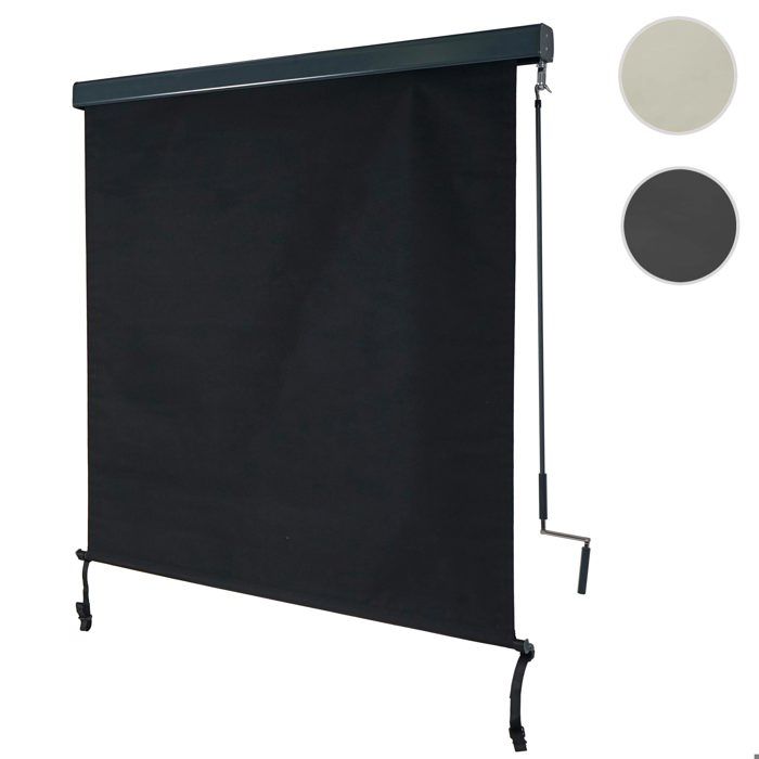 MCW Store enrouleur vertical MCW-F42 Protection anti-UV 50 ~ 250x140 cm anthracite