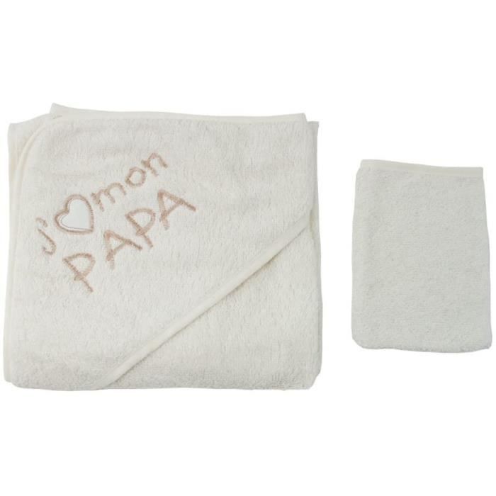 Sortie De Bain Ensemble Bebe Cape Avec Gant Idee Cadeau Naissance bg Jp Bebe Nissanou Cdiscount Puericulture Eveil Bebe