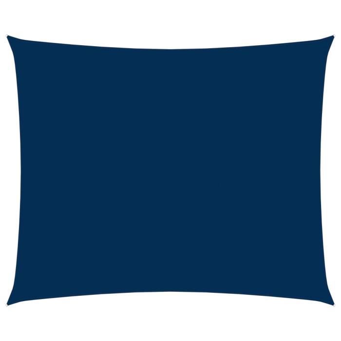 WORD Design Voile de parasol Tissu Oxford rectangulaire 3x4 m Bleu®AEUYKE® MODERNE