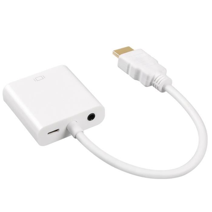 HDMI vers Adaptateur VGA pour Xbox 360 PS4 PC Laptop TV Box Avec