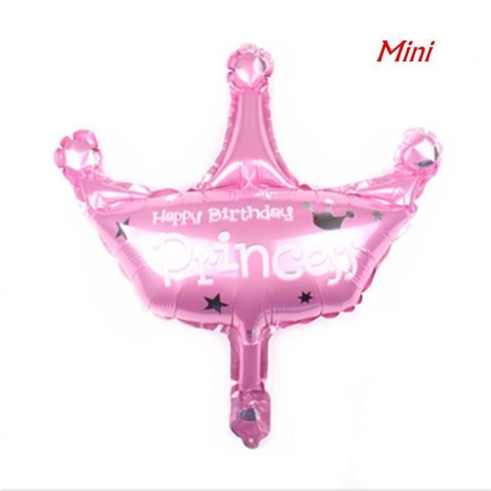 Un Grand 39 Pouces Princesse Rose Or Couronne Bebe Douche Fete D Anniversaire Decoration En Aluminium Film Ballon Ka Ma Cdiscount Maison