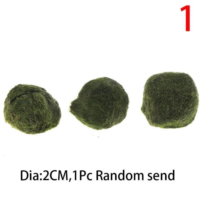 Comme pic - Boule de mousse Marimo 2CM-5CM, fausse pierre, Simulation ...