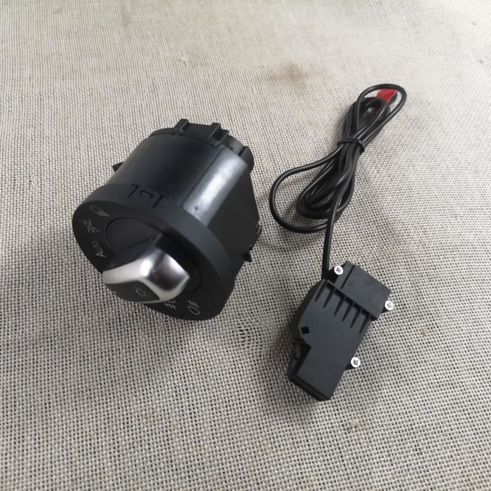 Interrupteur Phare Auto Avec Capteur Lumière - Compatible VW Golf, Passat, Jetta MK5 MK6 - Plug & Play