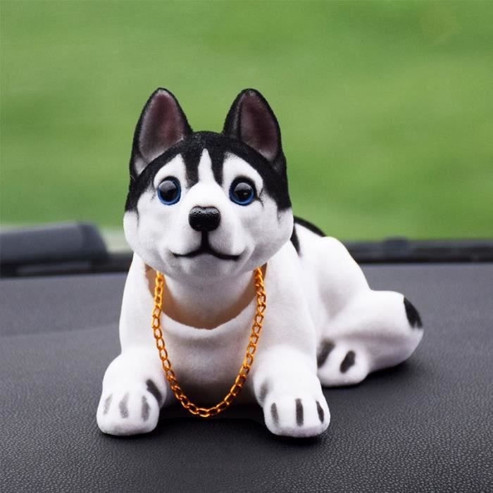 Chien Qui Hoche La Tête En Résine – Décoration Voiture & Bureau Pitbull Mignon Bobblehead