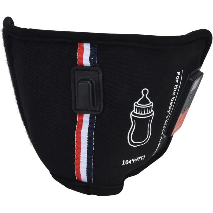 Chauffe-biberon USB - Housse Isolante Pour Maintenir Le Lait Au Chaud - Compatible 5V/2A - Dimensions 28x13x1 Cm