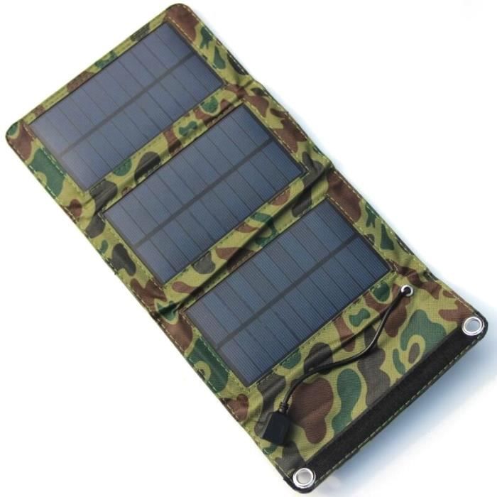 Chargeur Solaire 30W 5V Panneau Solaire Portable Pour Téléphone Camping - Silicium Monocristallin