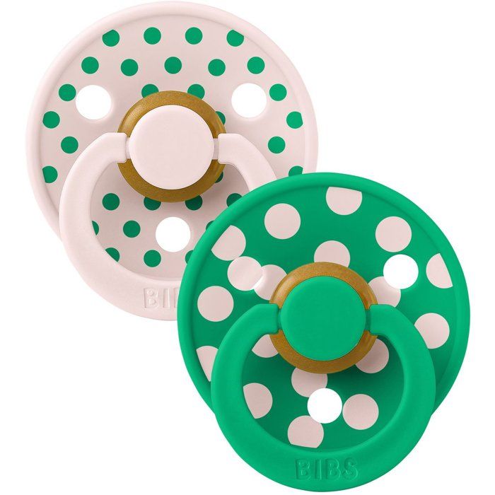 Bibs Tétine Studio Colour Caoutchouc Naturel T1 Cactus Pétale Lot De 2